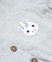 Macaquinho-Infantil-com-Botoes-e-Bordado-de-Unicornio-Manga-Curta-Cinza-Mescla-9744280-Cinza_Mescla_5