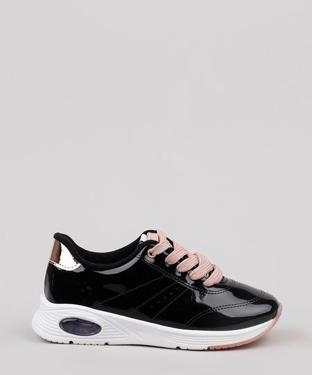 Tenis-Infantil-Molekinha-Running-em-Verniz-Preto-9902828-Preto_1