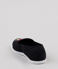 Slipper-Infantil-Molekinha--Love--com-Bordado-e-Paete-Preto-9902823-Preto_3