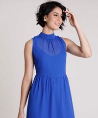 Vestido-Feminino-Mindset-Midi-com-Recortes-Sem-Manga-Gola-Alta-Azul-Royal-9901889-Azul_Royal_4