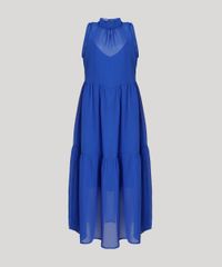 Vestido-Feminino-Mindset-Midi-com-Recortes-Sem-Manga-Gola-Alta-Azul-Royal-9901889-Azul_Royal_5