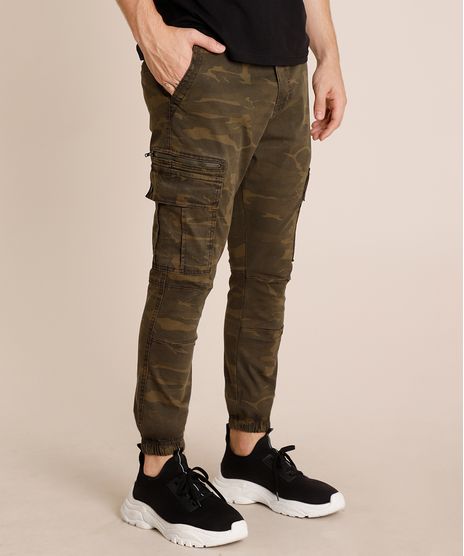 Calca-de-Sarja-Masculina-Jogger-Estampada-Camuflada-Verde-Militar-9829169-Verde_Militar_1