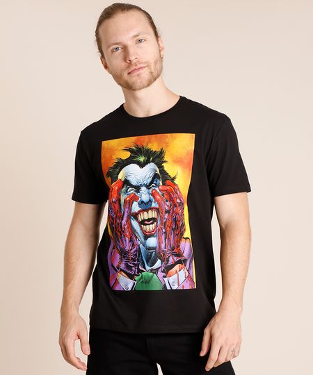 Camiseta-Masculina-Coringa-Manga-Curta-Gola-Careca-Preta-9852344-Preto_1 Camiseta-Masculina-Coringa-Manga-Curta-Gola-Careca-Preta-9852344-Preto_1