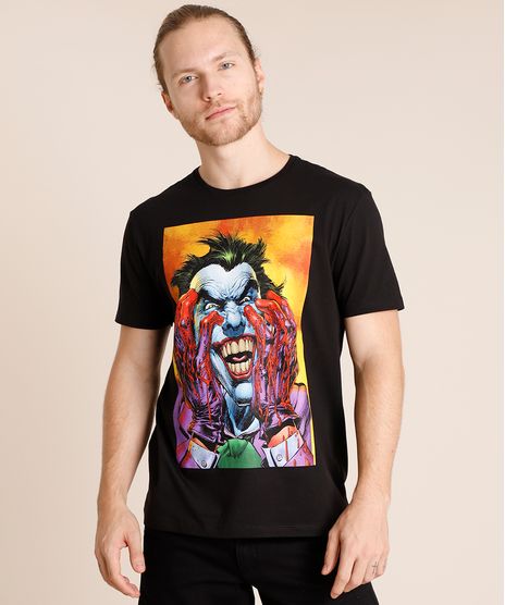 Camiseta-Masculina-Coringa-Manga-Curta-Gola-Careca-Preta-9852344-Preto_1