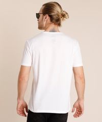 Camiseta-Masculina-Caveira-com-Flores-Manga-Curta-Gola-Careca-Branca-9852343-Branco_2