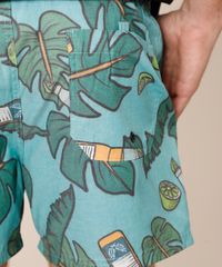 Short-Masculino-Estampado-de-Cerveja-com-Bolsos-Verde-Claro-9426637-Verde_Claro_5