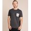 Camiseta-Masculina-com-Bolso-Estampado-de-Folhagem-Manga-Curta-Gola-Careca-Cinza-Mescla-Escuro-9846752-Cinza_Mescla_Escuro_1