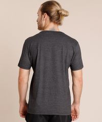 Camiseta-Masculina-com-Bolso-Estampado-de-Folhagem-Manga-Curta-Gola-Careca-Cinza-Mescla-Escuro-9846752-Cinza_Mescla_Escuro_2