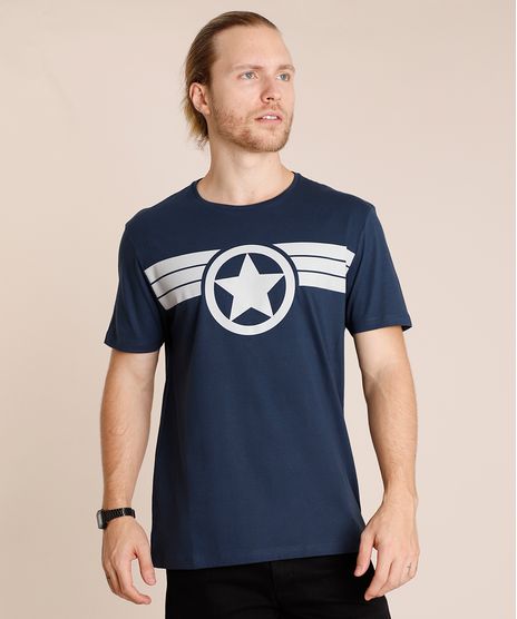 Camiseta-Masculina-Capitao-America-Manga-Curta-Gola-Careca-Azul-Marinho-9852348-Azul_Marinho_1