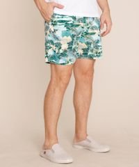 Bermuda-Masculino-Reta-Estampado-Floral-com-Bolso-Verde-9759782-Verde_1