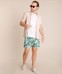 Bermuda-Masculino-Reta-Estampado-Floral-com-Bolso-Verde-9759782-Verde_3