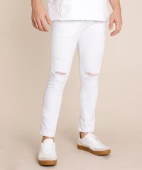 Calca-de-Sarja-Masculina-Carrot-Destroyed-Branca-9779094-Branco_1