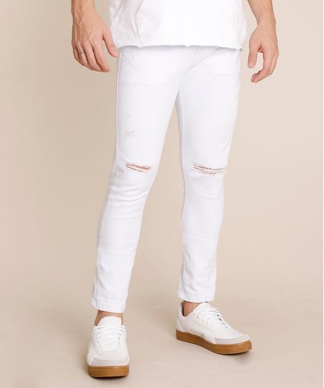 Calca-de-Sarja-Masculina-Carrot-Destroyed-Branca-9779094-Branco_1