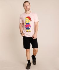 Camiseta-Masculina-Lisa-Simpson-Manga-Curta-Gola-Careca-Rosa-Claro-9852340-Rosa_Claro_3