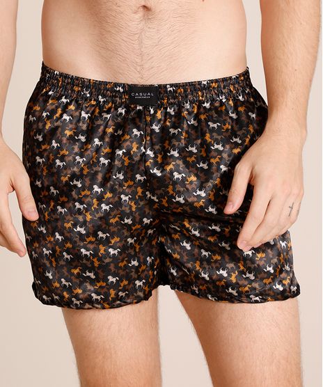 Samba-Cancao-Masculina-Estampada-De-Cavalos-Preta-9795738-Preto_1