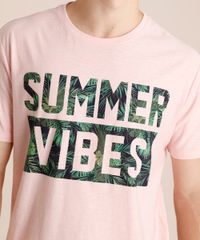 Camiseta-Masculina--Summer-Vibes--Manga-Curta-Gola-Careca-Rosa-Claro-9760044-Rosa_Claro_4