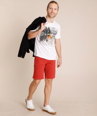 Bermuda-de-Sarja-Masculina-Slim-Alfaiatada-com-Bolsos-Coral-9762466-Coral_3