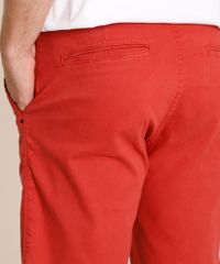 Bermuda-de-Sarja-Masculina-Slim-Alfaiatada-com-Bolsos-Coral-9762466-Coral_5