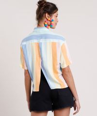 Camisa-Feminina-Carnaval-Cropped-Listrada-Arco-Iris-com-Fenda-Manga-Curta-Multicor-9882322-Multicor_2