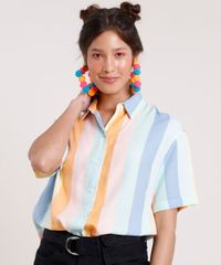 Camisa-Feminina-Carnaval-Cropped-Listrada-Arco-Iris-com-Fenda-Manga-Curta-Multicor-9882322-Multicor_5