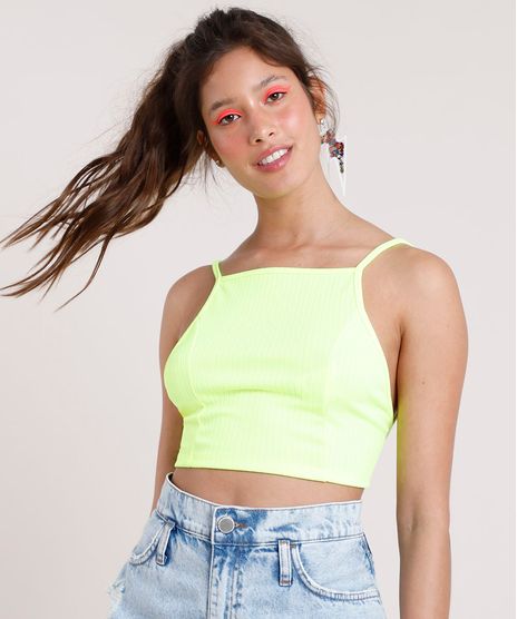 Top-Cropped-Feminino-Carnaval-Frente-Unica-Canelado-Sem-Bojo-Amarelo-Neon-9508322-Amarelo_Neon_1