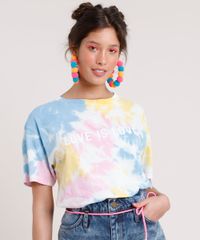 Blusa-Feminina-Carnaval-Estampada-Tie-Dye--Love-is-Love--Manga-Curta-Decote-Redondo-Off-White-9837238-Off_White_1