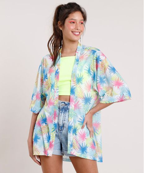 Kimono-Feminino-Carnaval-Estampado-de-Folhagem-Branco-9788876-Branco_1
