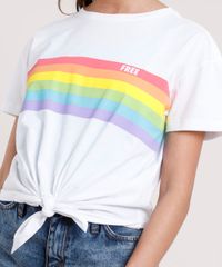 Blusa-Feminina-Carnaval-Arco-Iris--Free--com-No-Manga-Curta-Decote-Redondo-Branca-9833503-Branco_4
