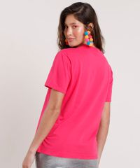 Blusa-Feminina-Carnaval-My-Little-Pony-Manga-Curta-Decote-Redondo-Rosa-Escuro-9837258-Rosa_Escuro_2