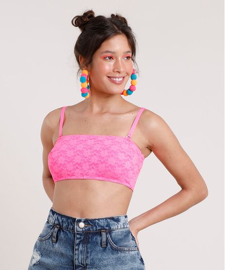 Top-Faixa-Carnaval-em-Renda-com-Bojo-e-Alca-Removiveis-Rosa-Neon-9820896-Rosa_Neon_1