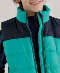 Conjunto-de-Colete-Verde---Blusao-em-Moletom-Azul-Marinho-8448930-Azul_Marinho_4