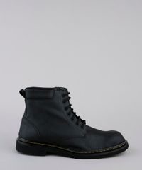 Bota-Coturno-Masculina-Oneself-Cano-Alto-Texturizada-Preta-9888889-Preto_1