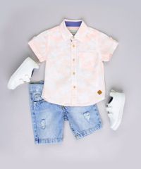 Camisa-Infantil-Estampada-Floral-com-Bolso-Manga-Curta-Rose-9670882-Rose_3