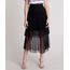 Saia-Feminina-Mindset-Midi-em-Tule-Estampado-de-Poa-com-Camadas-Preta-9901901-Preto_1