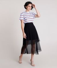 Saia-Feminina-Mindset-Midi-em-Tule-Estampado-de-Poa-com-Camadas-Preta-9901901-Preto_3