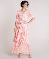 Vestido-Feminino-Mindset-Longo-Estampado-de-Poa-em-Camadas-Manga-Curta-Laranja-Claro-9876079-Laranja_Claro_3