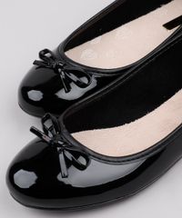 Sapatilha-Infantil-Molekinha-Bico-Redondo-em-Verniz-com-Laco-Preta-9902817-Preto_5