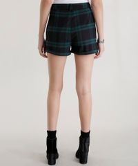 Short-Hot-Pant-Xadrez-Verde-8478714-Verde_2