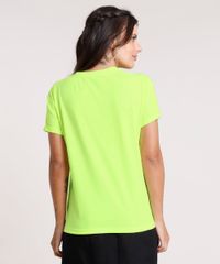 Blusa-Feminina--Malibu-Beach--Ampla-Manga-Curta-Decote-Redondo-Amarela-Neon-9785796-Amarelo_Neon_2