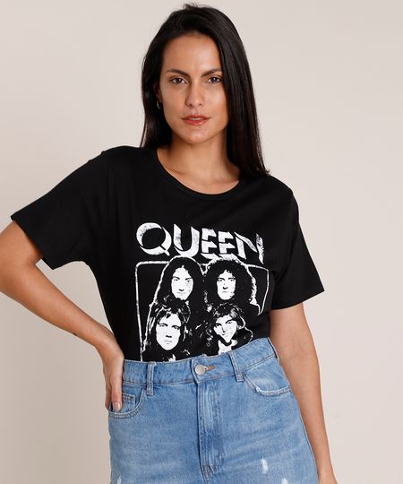 Blusa-Feminina-de-Banda-Queen-Manga-Curta-Decote-Redondo-Preta-9713997-Preto_1 Blusa-Feminina-de-Banda-Queen-Manga-Curta-Decote-Redondo-Preta-9713997-Preto_1