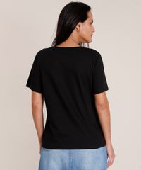 Blusa-Feminina-de-Banda-Queen-Manga-Curta-Decote-Redondo-Preta-9713997-Preto_2