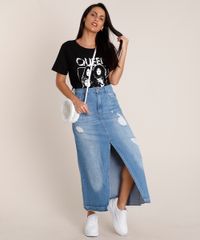 Blusa-Feminina-de-Banda-Queen-Manga-Curta-Decote-Redondo-Preta-9713997-Preto_3