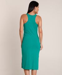 Vestido-Feminino-Midi-Canelado-Sem-Manga-Decote-Nadador-Verde-9900592-Verde_2