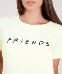 Blusa-Feminina-Friends-Manga-Curta-Decote-Redondo-Amarela-Claro-9850279-Amarelo_Claro_4