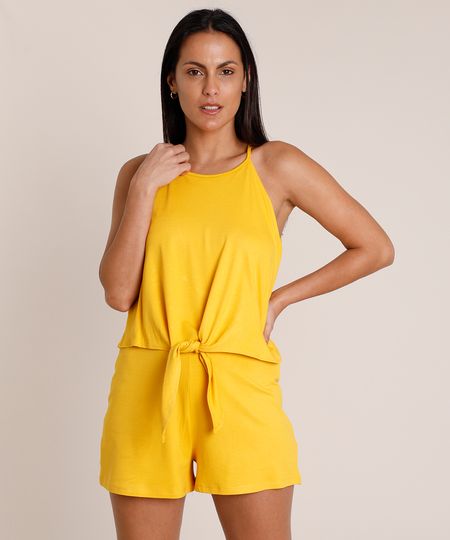 Macaquinho-Feminino-com-Sobreposicao-e-No-Alca-Fina-Mostarda-9851693-Mostarda_1