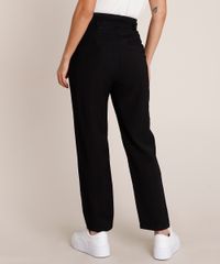 Calca-Feminina-Carrot-Alfaiatada-Cintura-Alta-com-Cinto--Preta-9691218-Preto_2