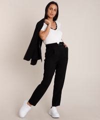 Calca-Feminina-Carrot-Alfaiatada-Cintura-Alta-com-Cinto--Preta-9691218-Preto_3