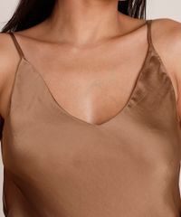 Regata-Feminina-Acetinada-Decote-V-Alca-Fina-Marrom-Claro-9540636-Marrom_Claro_4