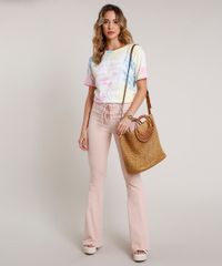 Calca-de-Sarja-Feminina-Sawary-Flare-Cintura-Super-Alta-com-Amarracao--Rosa-9857034-Rosa_3