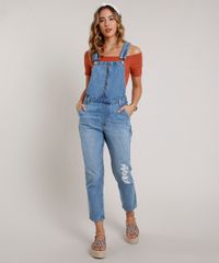 Macacao-Jeans-Feminino-com-Rasgos-e-Ziper--Azul-Medio-9833548-Azul_Medio_1